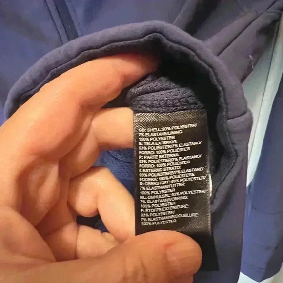 The North Face Womens Windwall Primaloft Hooded Jacket Medium Purple - Picture 6 of 8